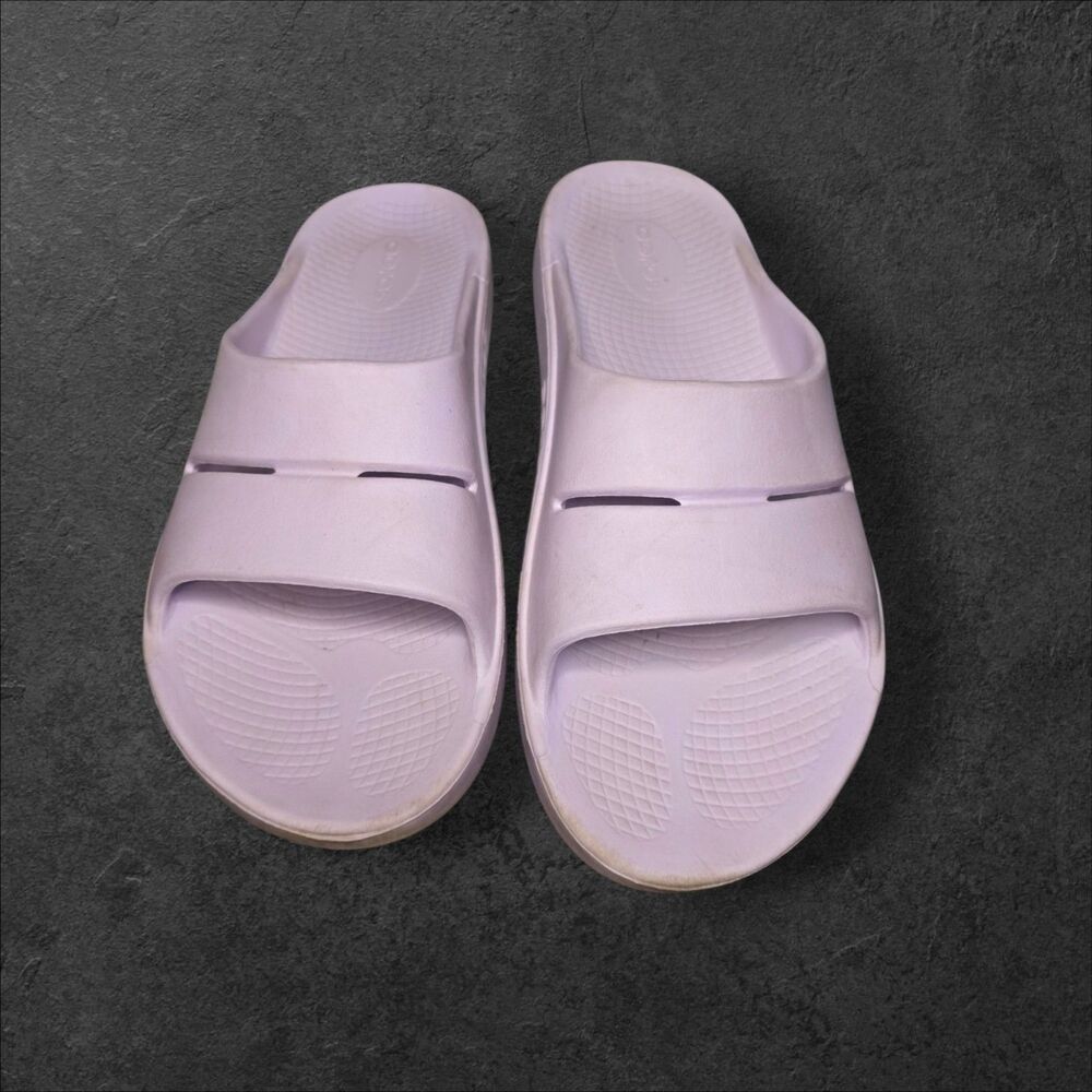 OOFOS OOahh Recovery Slide Sandals Lavender Bliss Purple Women’s Size 11 Comfort